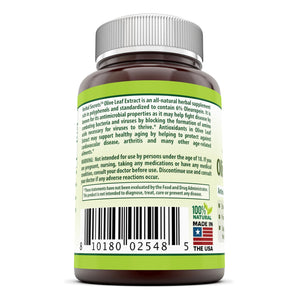Herbal Secrets Olive Leaf Extract | 500mg 120 Veggie Capsules