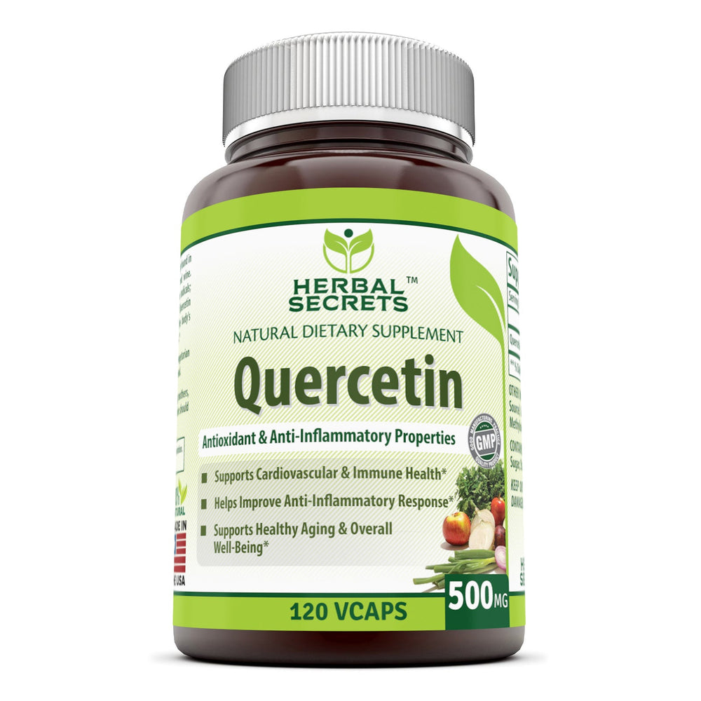 Herbal Secrets Quercetin 500 Mg 120 Vegetarian Capsules
