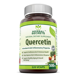 Herbal Secrets Quercetin 500 Mg 120 Vegetarian Capsules