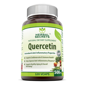 
                
                    Load image into Gallery viewer, Herbal Secrets Quercetin 500 Mg 120 Vegetarian Capsules
                
            
