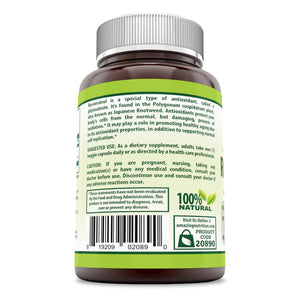 Herbal Secrets Resveratrol 250 Mg 60 Veggie Capsules
