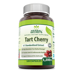 
                
                    Load image into Gallery viewer, Herbal Secrets Tart Cherry 1200 Mg 120 Capsules
                
            