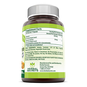 Herbal Secrets Turmeric Curcumin 500 Mg 120 Capsules