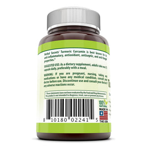 Herbal Secrets Turmeric Curcumin 500 Mg 120 Capsules