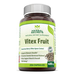 Herbal Secrets Vitex Fruit Chaste Tree Berry | 400mg 250 Capsules