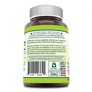 Herbal Secrets Vitex Fruit Chaste Tree Berry 400 Milligrams 250 Capsules