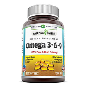 Amazing Omega Omega 3.6.9 1200 Mg 250 Softgels