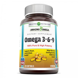 
                
                    Load image into Gallery viewer, Amazing Omega 3.6.9 1200 Mg 120 Softgels
                
            
